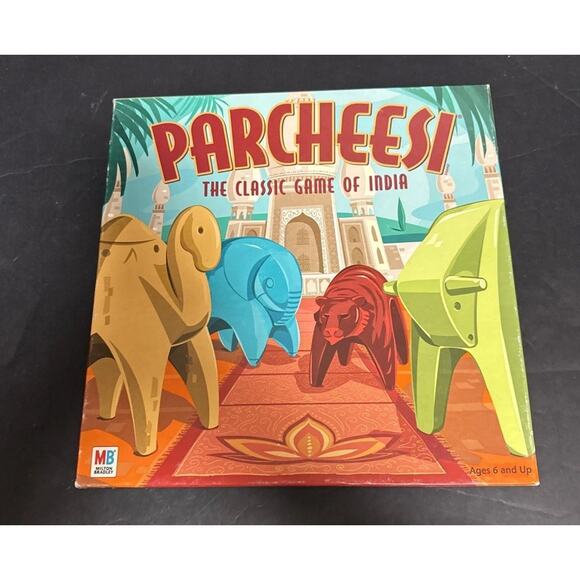 Parcheesi The Classic Game of India Milton Bradley Board Game 100% Complete 2001 - Picture 2 of 11